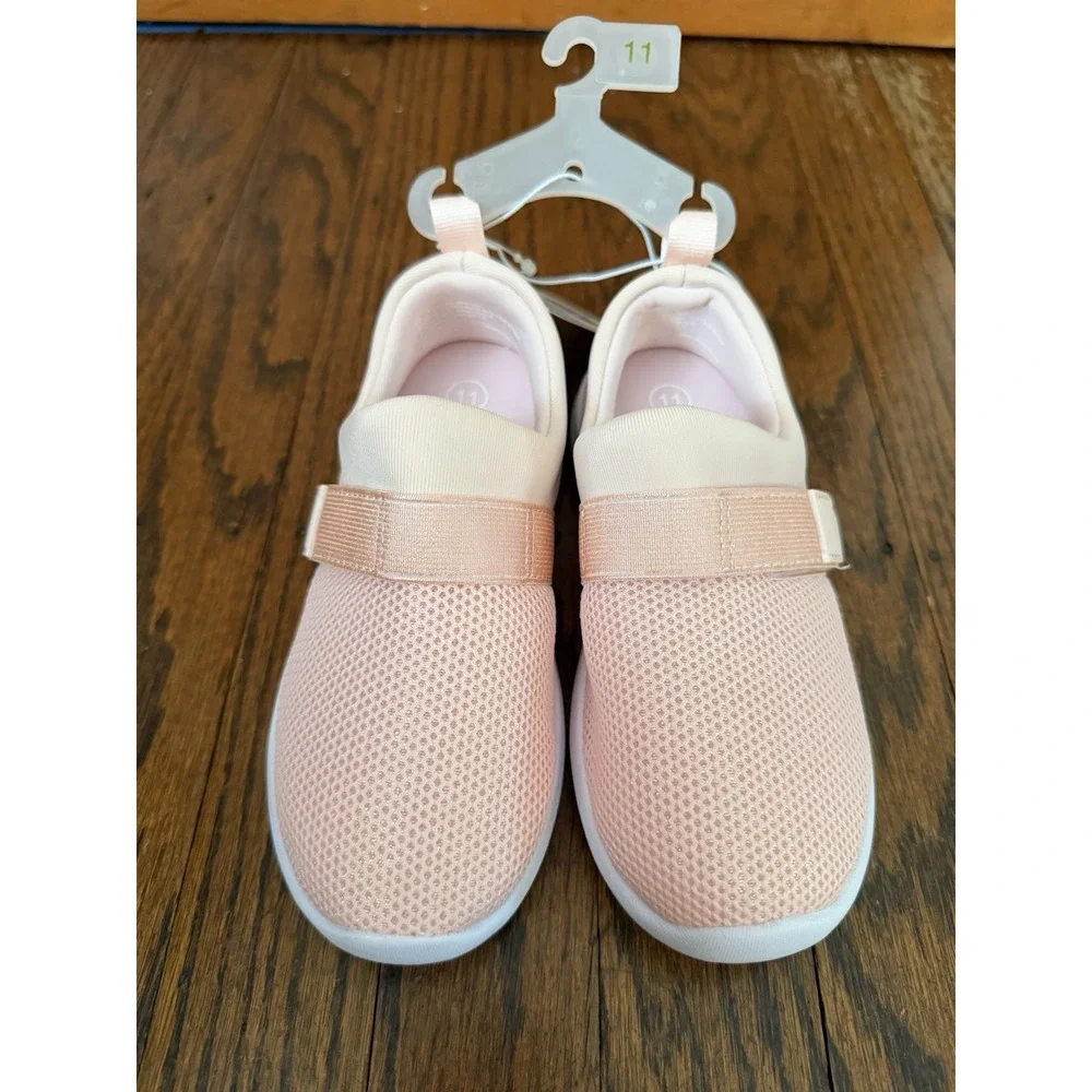 Cat & Jack Unisex Toddler Light Pink Slip-On Water Shoes Size 11 NWOB Mesh Top